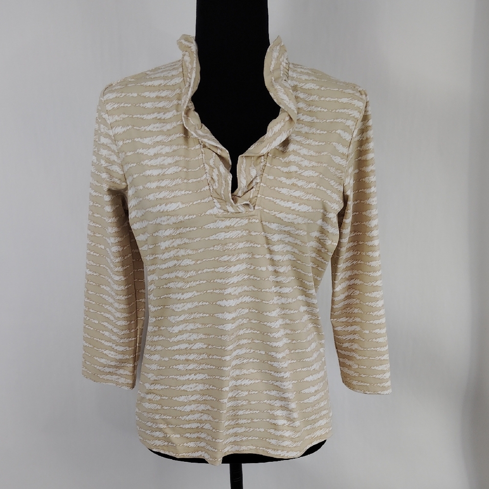 J. McLaughlin Durham Ruffle Top